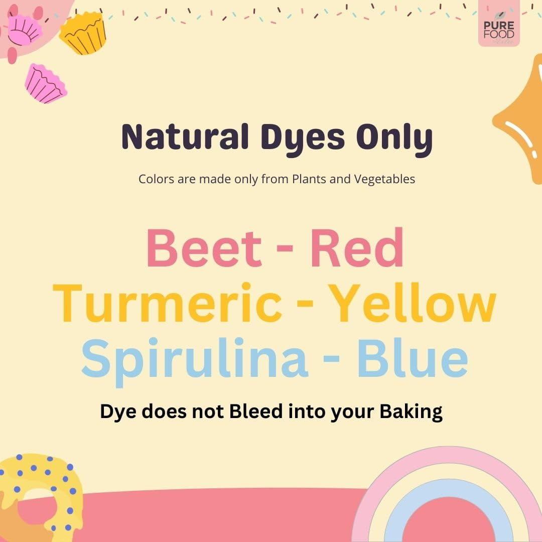 Pure Food By Estee Pastel Rainbow Candy Coated Chocolate Chips, 5oz | Cosmic Brownie Sprinkles | Vegan Chocolate | Natural Rainbow Chips Sprinkles | Mini Colored Chocolate Chips for Baking