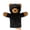 Black Bear, variant on NCQ Plush Lamb Hand Puppet Soft Fuzzy Sheep Stuffed Animal for Baby Story Time Safe Washable Stuffed Adult Hands Fit Interactive Play