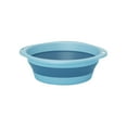 thumbnail image 2 of Foldable Basin, Staron 2026 Collapsible Portable Wash Basin, Non-Slip Plastic Kitchen Sink Camping Dish Pan Laundry Foot Bath Bucket, Light Blue, 2 of 6