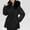 Black, variant on Patlollav Fall Coats,Women Casual Comfortable Long Sleeve Hooded Pocket Drawstring Parkas