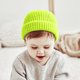 thumbnail image 3 of Gorro de punto cálido para otoño e invierno de Bienvenido Baby, gorro de lana de fibras acrílicas de color puro para niños, 3 of 5