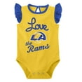thumbnail image 2 of Girls Newborn & Infant Royal/Gold Los Angeles Rams Spread the Love 2-Pack Bodysuit Set, 2 of 5