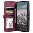 thumbnail image 2 of Style 016 For Xiaomi Redmi Note 14 4G (164.84x78.15x8.16mm) Case Skin Feel Totem Imprinted Wallet Le, 2 of 5