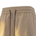 thumbnail image 7 of IhhxPro Big and Tall Men's Outdoor Cargo Pants with Elastic Waist Multi-Pockets Work Drawstring Trousers Lightweight Cotton Hiking Jogger Straight Leg Casual M-5XL, 7 of 7