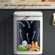 thumbnail image 3 of Bote de basura Injueey de cocina colgante negro 8L, 3 of 6
