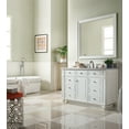 thumbnail image 5 of James Martin Furniture 157-V48-CWH-3ODSC 48 in. Bristol Cottage White Single Bathroom Vanity with 3 cm Santa Cecilia Top & Oval Sink, 5 of 6