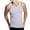 #01-Grey, variant on Men's Cotton Undershirts Tank Tops Sleeveless Plain Summer Vest Athletic wear, Square Cut Muscle Rib A-Shirts Sizes L to 5XL