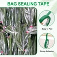 thumbnail image 3 of Uxcell Bag Sealing Tape 3/8 Inch x 109 Yard, Poly Plastic Bag Sealer Tape for Machine Packaging Shop Use, Green 6 Pcs, 3 of 7