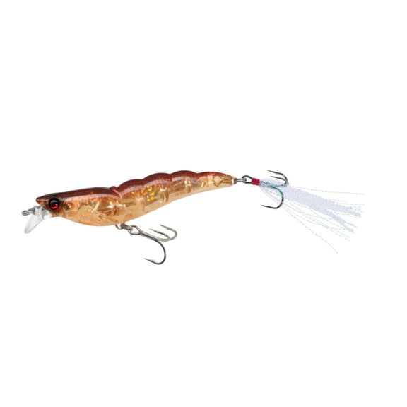 Yo-Zuri Fishing Lure R1162HRT Crystal 3D Shrimp Mylar Tinsel Tail 3 1/2" 7/16 oz