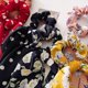 thumbnail image 3 of 8 piezas de coleteros de gasa con lazo y diseño floral, accesorios para el cabello para mujeres y niñas, 3 of 4