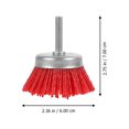 thumbnail image 2 of Milisten 3 Pcs Brosse de Polissage Roue en Aluminium Gris Processus d'Usage de Rouille, 2 of 5