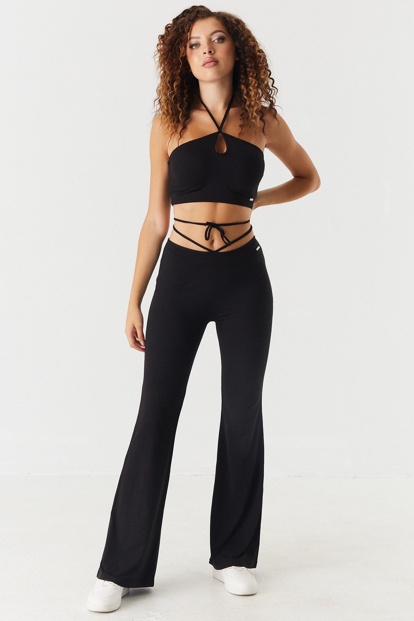 Urban Planet Women's Sommer Ray Soft Tie-Back Flare Pant | Walmart Canada