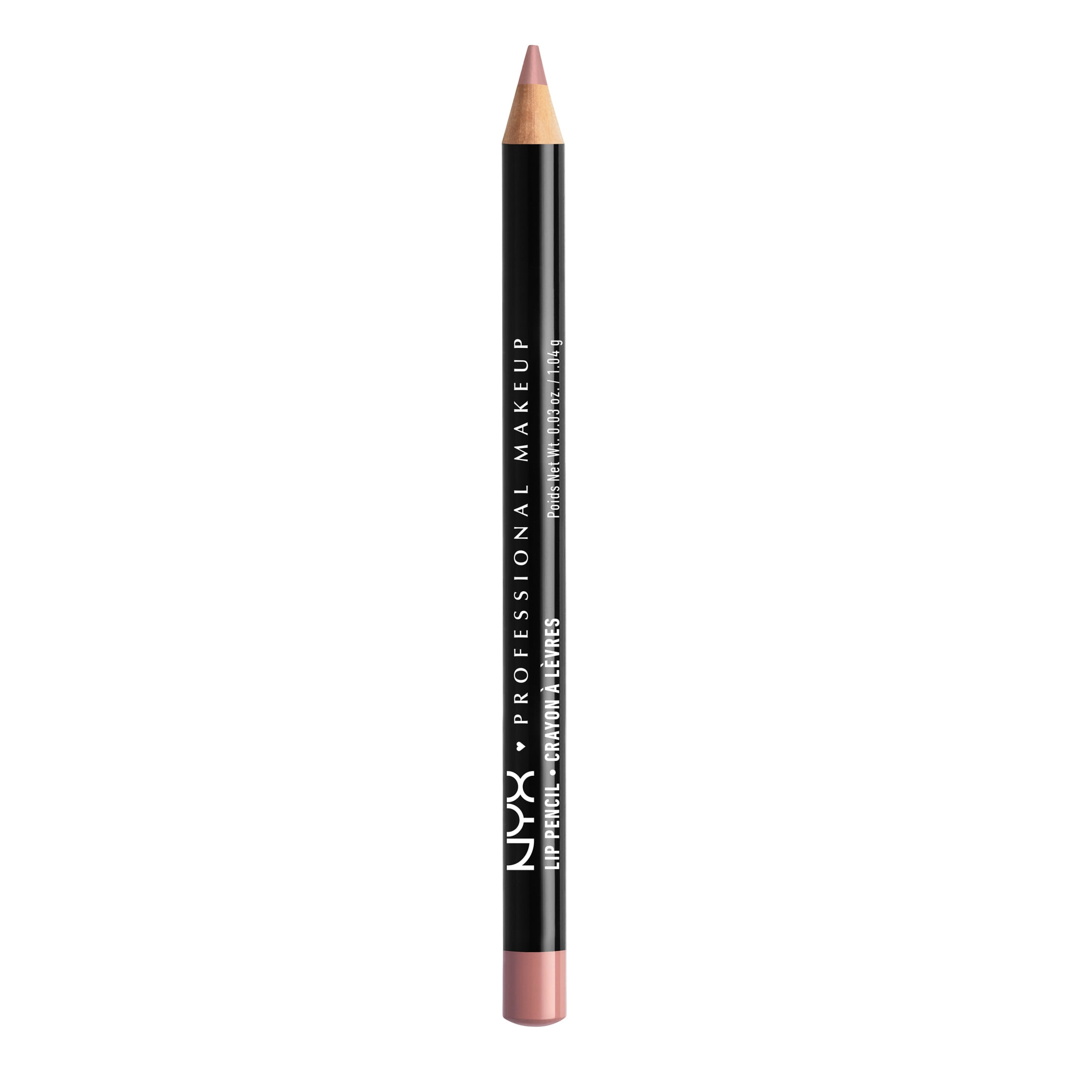 (3 pack) NYX Professional Makeup Slim Lip Pencil, Long-Lasting Creamy Lip Liner, Pale Pink, 0.035 oz