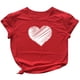 thumbnail image 2 of QISIWOLE - Camisetas para mujer, camisetas con gráfico de corazón valiente, camisetas divertidas de manga corta para mujer, camisetas retro inspiradoras, liquidación por menos de $10, 2 of 3
