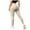 White, variant on COMVALUE Yoga LeggingsWomen's Butt Lifting High Athletic Pants Tummy Control Ruched Leggings Pants (White, S)