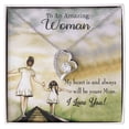 thumbnail image 2 of To Mom My Heart is Yours Forever Necklace w Message Card, 2 of 7
