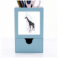 thumbnail image 1 of Mexican Giraffe Simple Black And White Desk Supplies Organizer Pen Holder Card, 1 of 3