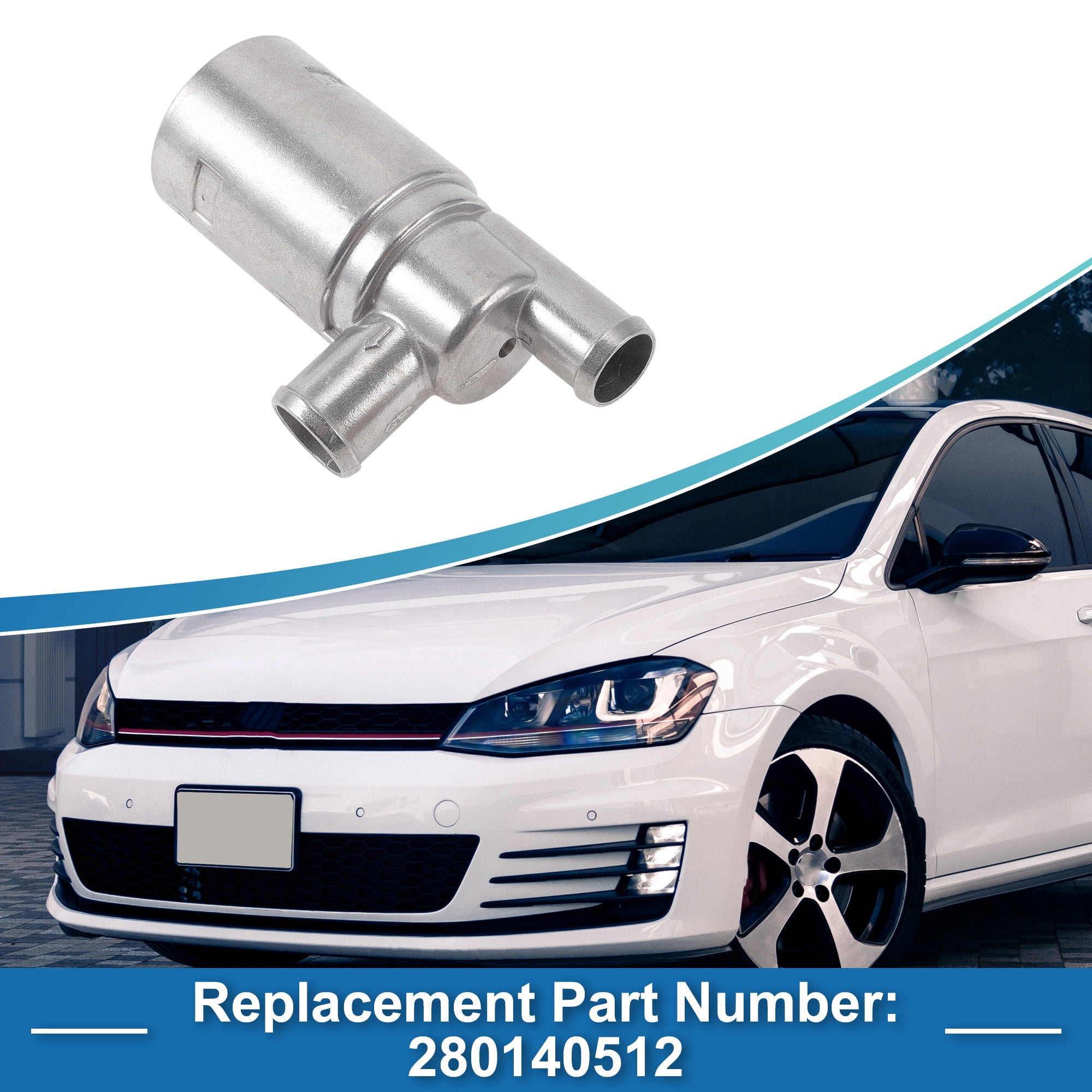 Unique Bargains Car Idle Air Control Valve for VW Passat 1988-1998 No.280140512 IACV Idle Motor Idle Air Control Valve