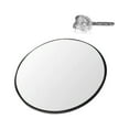 thumbnail image 5 of Convex Mirror Corner Mirror Warehouse Wide Angle Indoor Outdoor Parking 30/45cm Curved Safety Mirror Garage Office Safety Parking Mirror , 45cm indoor black, 5 of 8