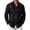 Black, variant on Mens Denim Shirts Button Down Lightweight Fall Casual Relaxed Fit Lapel Collared Long Sleeve Shirt Jacket with Flap Pockets Black M