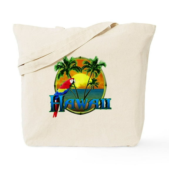 CafePress - Hawaiian Sunset Tote Bag - Unisex Canvas Tote Bag, Beige, 1-Piece