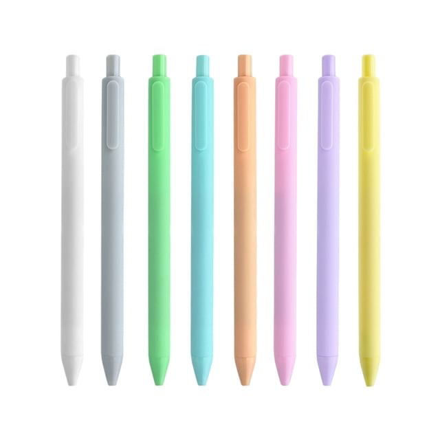 40ml Liquid Ink Refill Colored Gel Pen Plastic Notebook Rollerball Pen 0.5mm