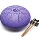 thumbnail image 1 of Tambor PUJONI de acero de 6 pulgadas y 8 notas con bolsa y mazos (color lavanda), 1 of 9