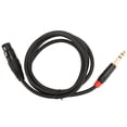 thumbnail image 2 of XLR Sound Cable, Pure Sound XLR Female To 6.35mm Cable Low Noise 4.9ft  For Power  For Microphone, 2 of 8