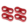 thumbnail image 1 of Speravity 4 piezas de abrazadera separadora de manguera 4AN 6AN 8AN 12AN línea de manguera, 4 piezas/lote 6AN abrazadera separadora para línea Vehículos, repuestos y accesorios Mis rojo AN6, 1 of 6