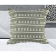 thumbnail image 6 of 24" X 24" Green Zippered Coastal Indoor Outdoor Throw Pillow, 6 of 10