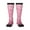 2 Black-1, variant on Xecao Pink Glitter Print Compression Socks for Both Men And Women for Running, Travel, Flight, Nurse