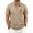 Khaki, variant on KLHDSF Men's Polo Shirts Short Sleeve Casual All Season Collar Shirts Soft Breathable Polo Tee Shirts Classic Golf Tops Army Green L
