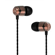 SoundMAGIC E50 Professional Sound Isolating Earphones, In-Ear Monitors, Wired Earbuds Headphones, HiFi Stereo,3.5mm Jack, No Mic, Gold