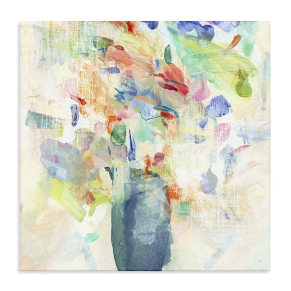 Stupell Industries Summer Flowers Brushstrokes Canvas Wall Art, design by Susan Jill