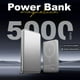 thumbnail image 2 of Power Bank Pila Batería Portatil Kimhi 5000mah Carga Inalambrica Magnetica 15w Carga Rapida Puerto Usb-c Pd20w Ultra Delgado Cargador Para Celular Banco De Energia Con Indicador Led Color Plateado, 2 of 7