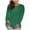 Green, variant on Frostluinai Long Sleeve Shirts for Women Plus Size Crew Neck Tunic Tops Solid Color Soft Tshirts Fall Loose Fit Pullover Gifts for Women