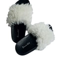 thumbnail image 3 of Bonnibel Fun-1 Women's Fluffy Non-Slip Cute Plush Slip-On Slippers Faux Fur Flats WHITE 8, 3 of 4