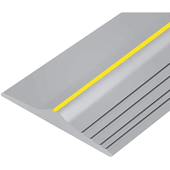 Garage Door Bottom Seal Strip, Weatherproof EPDM Rubber Threshold, Fits All Standard Doors, Easy for DIY Homeowners, No Adhesive (10Ft, Grey)