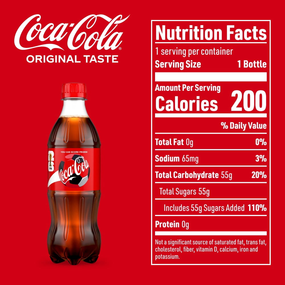 Coca-Cola Classic Soda Bottles 6 CT / 16.9 fl oz - 2 Box