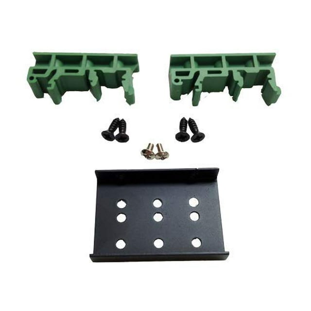 Tycon Systems DIN-ClipKit-Uni Universal Din Rail Mounting Clips With Bracket For Vertical Mounting
