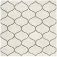 thumbnail image 2 of Safavieh Hudson Shag Collection SGH280A Ivory and Grey Square Area Rug, 7 feet Square (7' Square), 2 of 4
