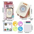 thumbnail image 3 of Kids Drawing Rooler 5 in 1 Educational Toy with Storage Case Geometric Stencil Tool for Art Math Learning Portable Travel Art Set Ages 4+, 3 of 8