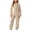 Khaki, variant on Girls Fuzzy Pants Set Kids Boys 2 Piece Fleece Outfits Winter Sherpa Hoodie Sweatshirt Top with Pants Sweatsuit(Black,5-6 Years)