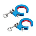 thumbnail image 1 of Bunblic 2Pcs Cable Tray Rollers Cable Threading Tools Stainless Steel Nylon Easy to Use Wire Guide Accessories Wire Pulling Pulley , Blue, 1 of 8