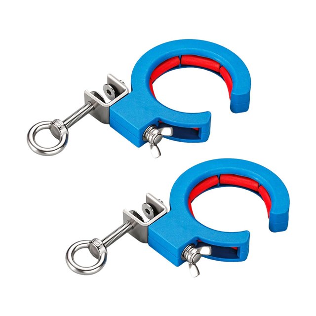 Bunblic 2Pcs Cable Tray Rollers Cable Threading Tools Stainless Steel Nylon Easy to Use Wire Guide Accessories Wire Pulling Pulley , Blue