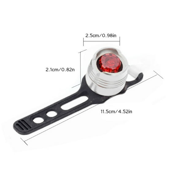 LED Rear Light Cycling Rear Tail Helmet Flash Light Safety Warning Lamp