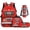 Fire Truck, variant on Bulopur Cute Kids 17 Inch Backpack Set, 4 Piece Capybara Print School Bookbag with Lunch Box, Water Bottle Holder and Pencil Case for Elementary