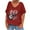 Red, variant on White Summer Crop Tops for Women Plus Size Shirts for Curvy Women Short Sleeve Button Up Shirts for Women Pattern