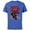 Royal Heather, variant on Marvel Spider-Man Retro Comic - Short Sleeve Cotton T-Shirt for Adults -Customized-Athletic Heather