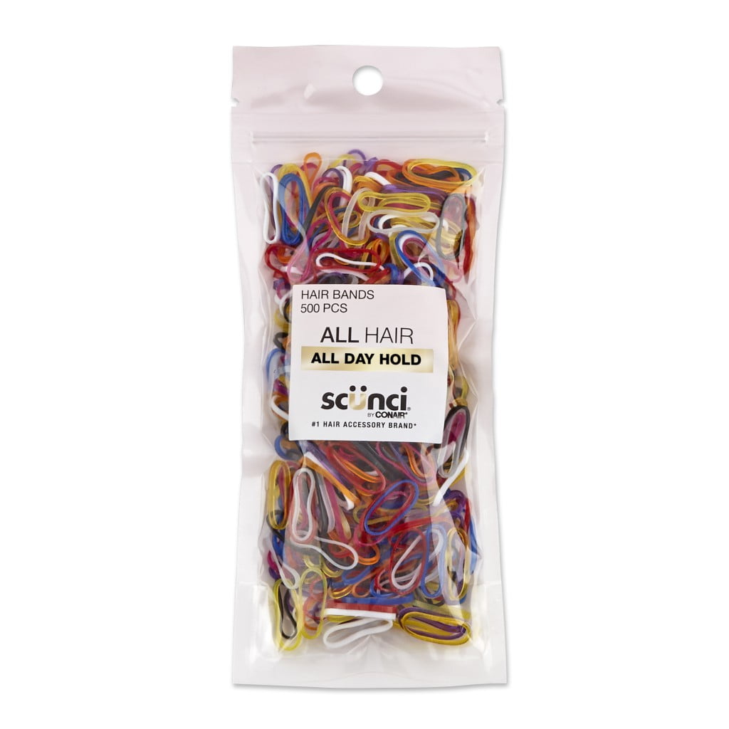 Top Choice Hair Bands - Set elastici per capelli multicolori, 26553